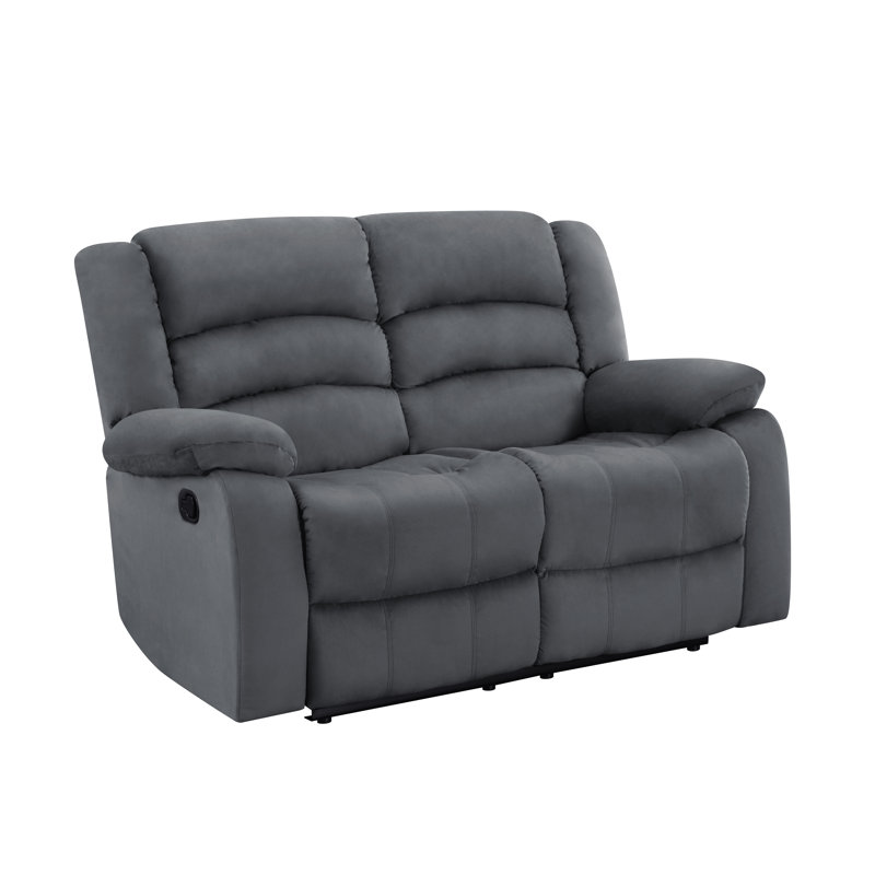 Red Barrel Studio® Aum 60'' Upholstered Reclining Loveseat & Reviews